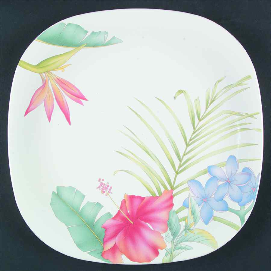 Tropical Splendor 12" Chop Plate (Round Platter) by Studio Nova-1