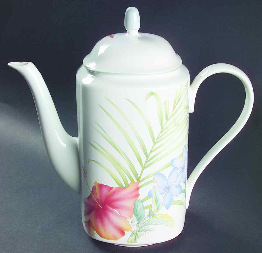 Tropical Splendor Coffee Pot & Lid by Studio Nova-1