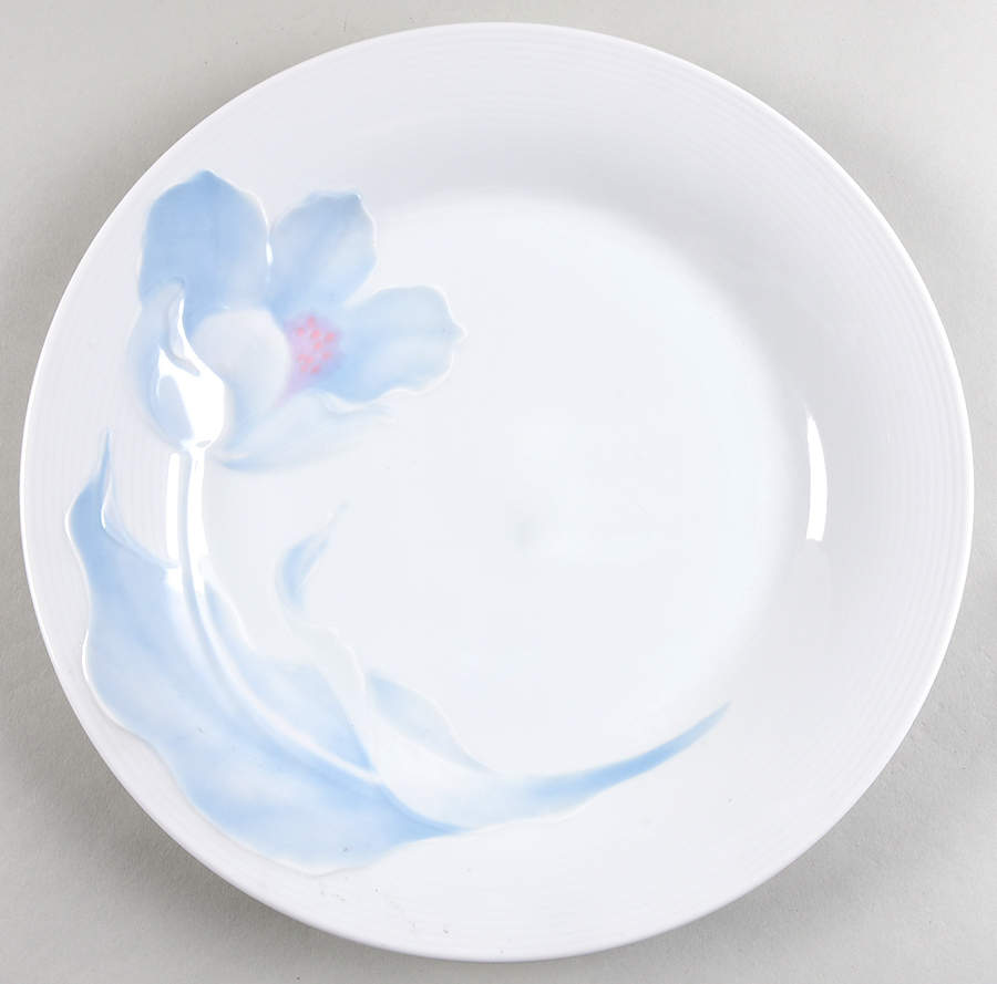 Tulip Blue 12" Chop Plate (Round Platter) by Studio Nova-1