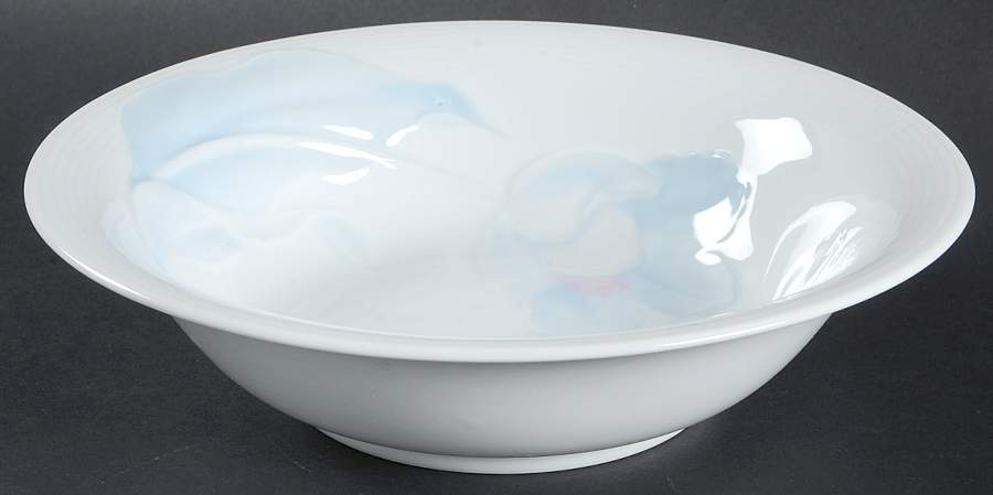 Tulip Blue 9" Round Vegetable Bowl by Studio Nova-1