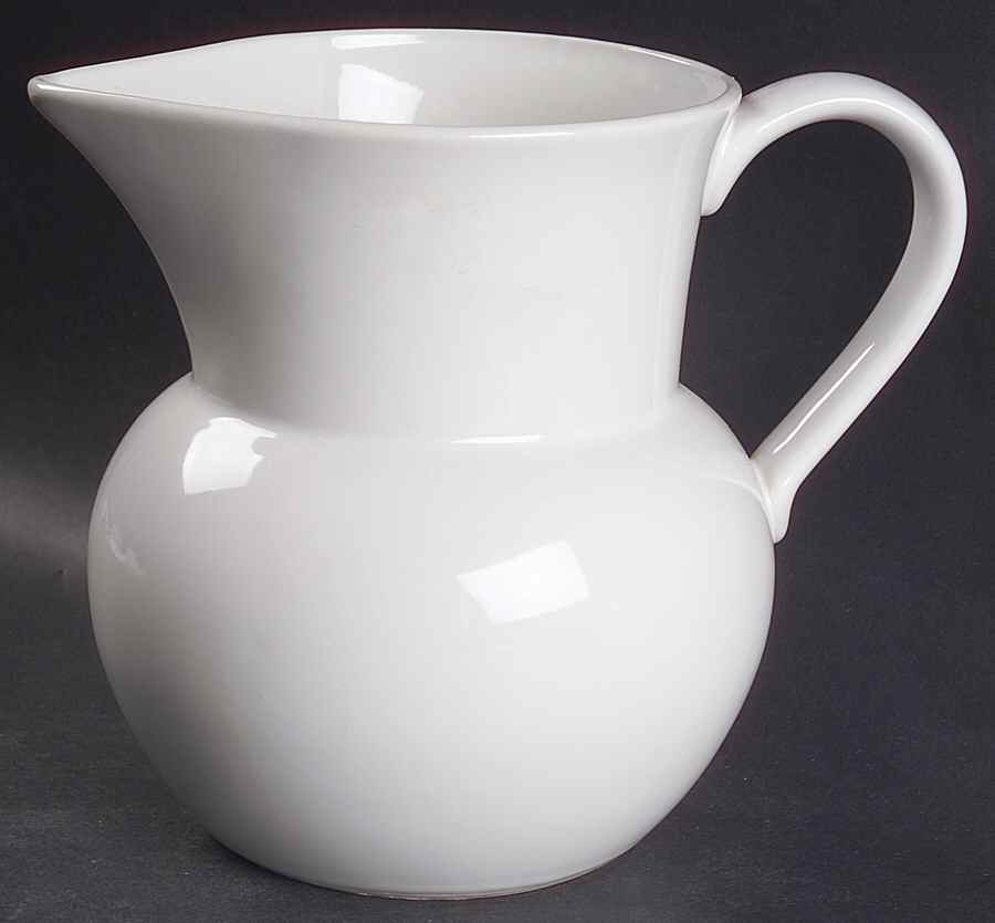White Meringue 48 Oz Pitcher by Studio Nova-1