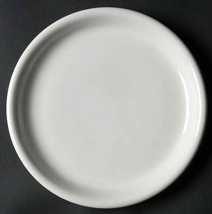 White Meringue Salad Plate by Studio Nova-1