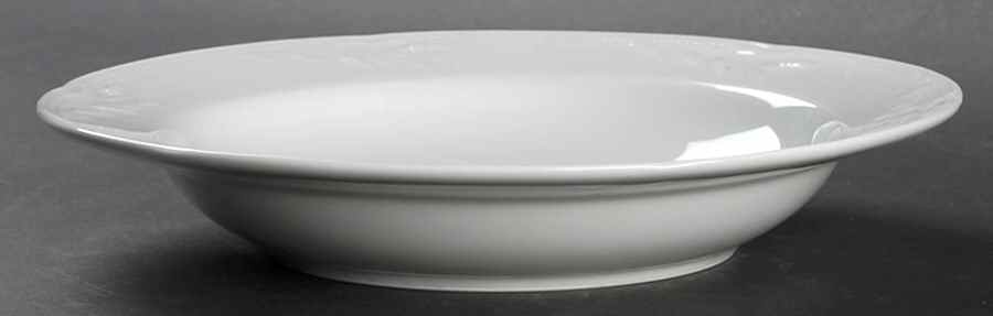 Whisper White Rim Soup Bowl by Studio Nova-1