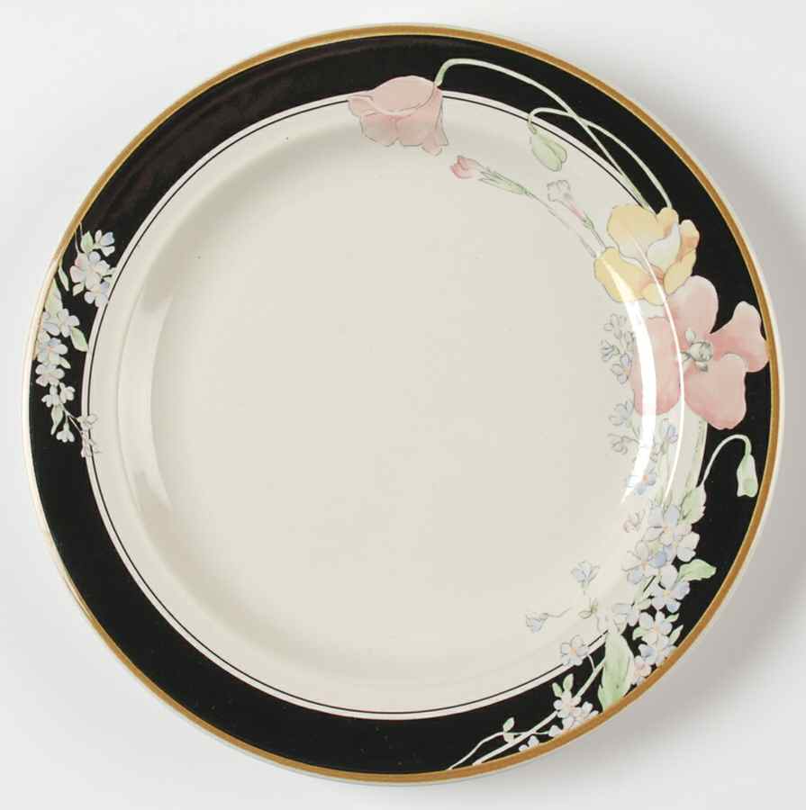 Windmere Black Salad Plate by Studio Nova-1