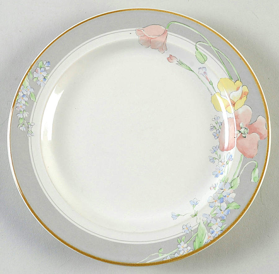 Windmere Gray Salad Plate by Studio Nova-1