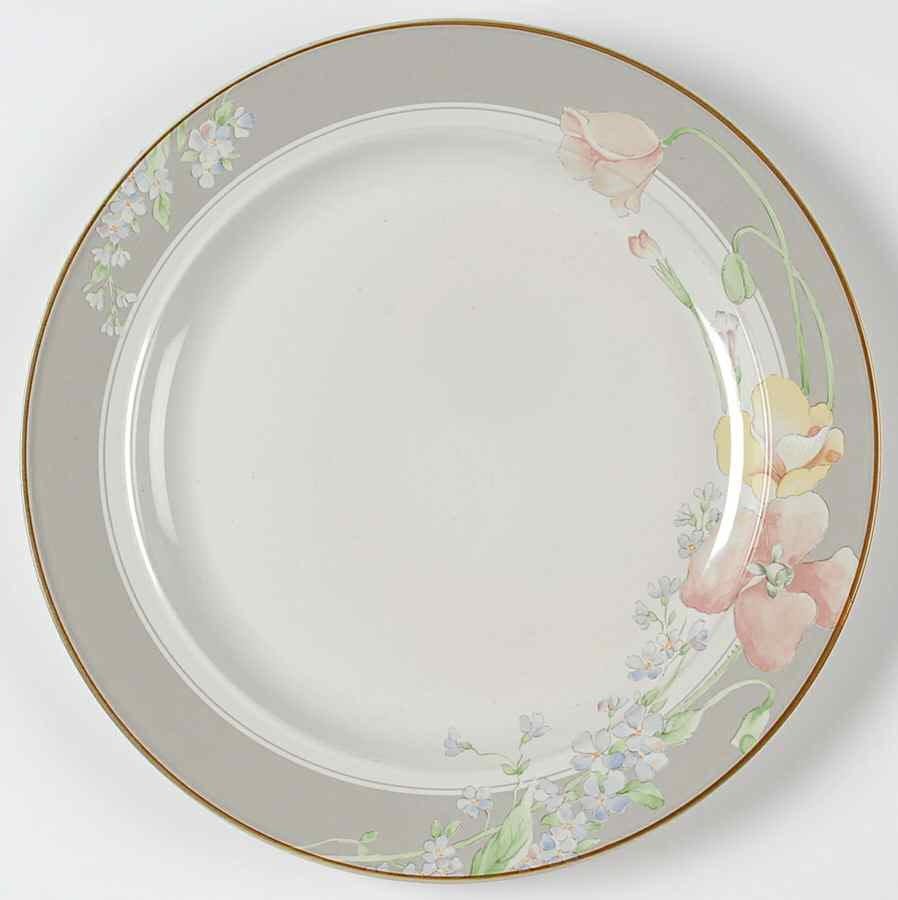 Windmere Gray 12" Chop Plate (Round Platter) by Studio Nova-1