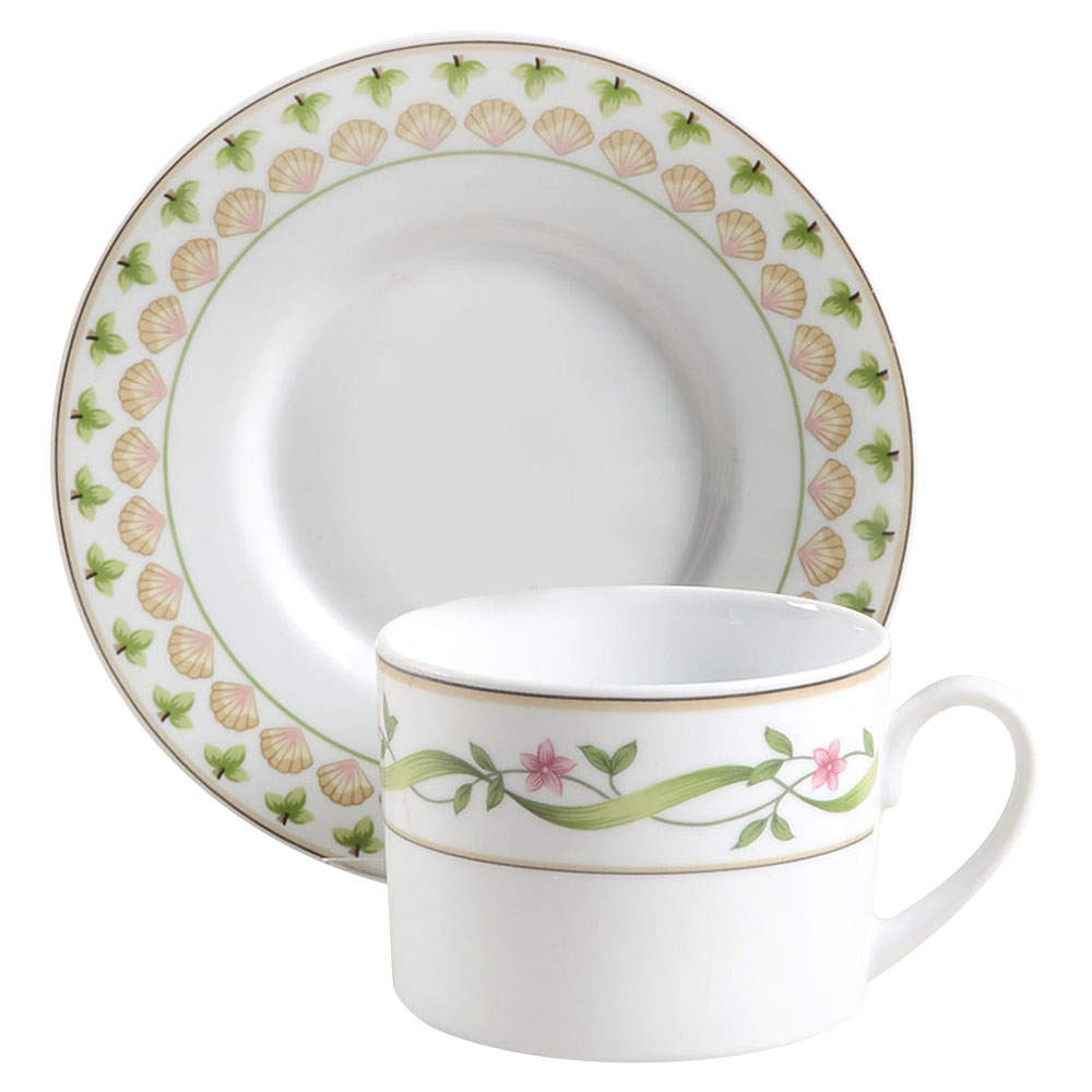 Windsor Lane Flat Cup & Saucer Set by Studio Nova-1