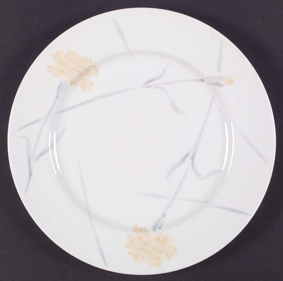Yellow Carnations Dinner Plate by Studio Nova-1