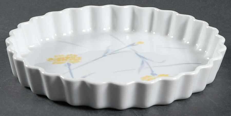 Yellow Carnations 8" Quiche by Studio Nova-1