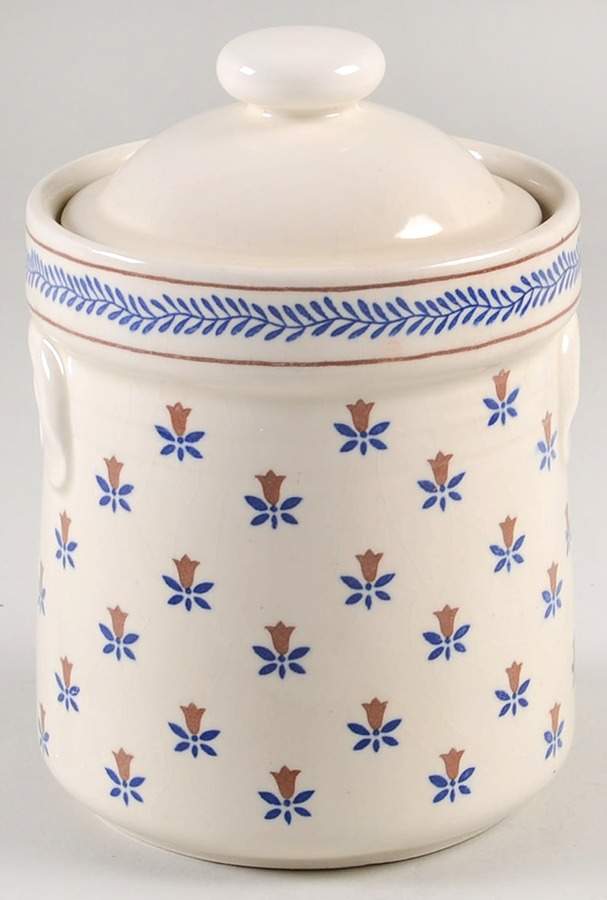 Country Field Small Canister & Lid by Sanyei-1