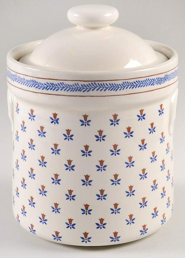 Country Field Extra Large Canister & Lid by Sanyei-1