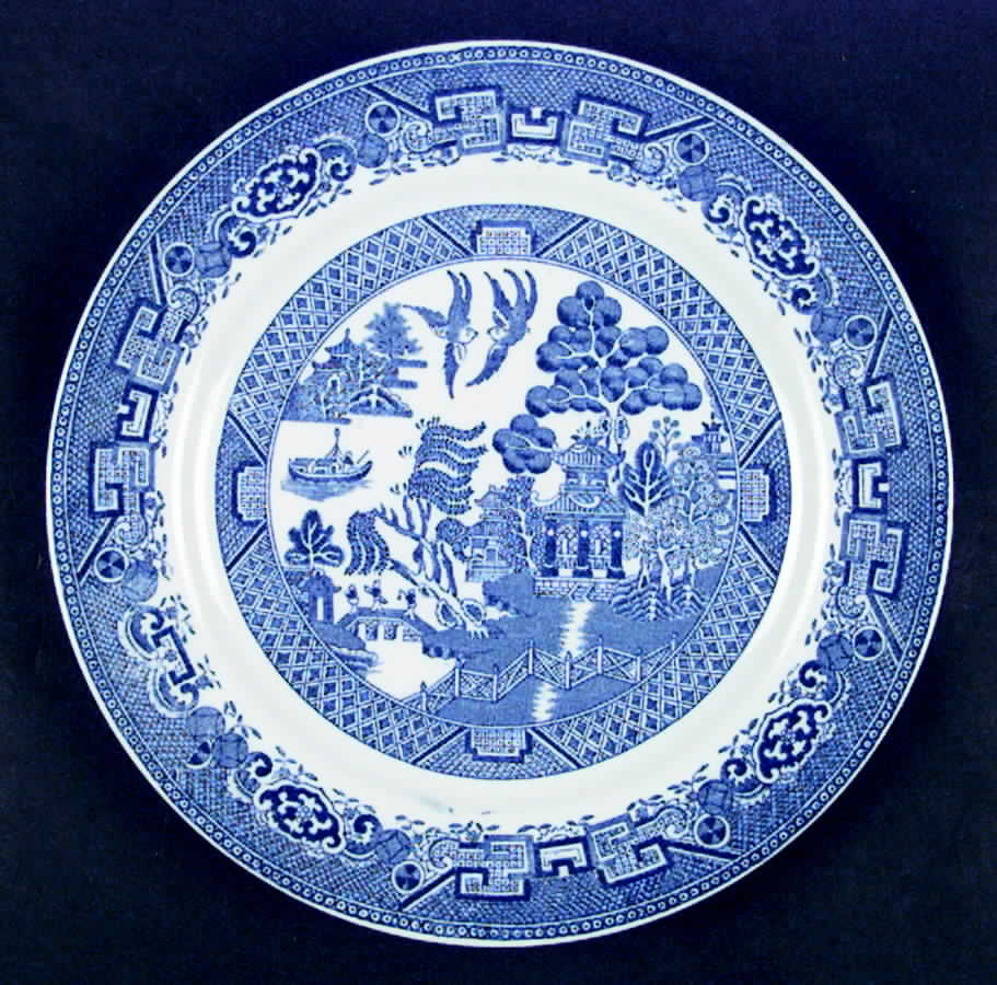 Willow Dinner Plate by Soho Pottery-1