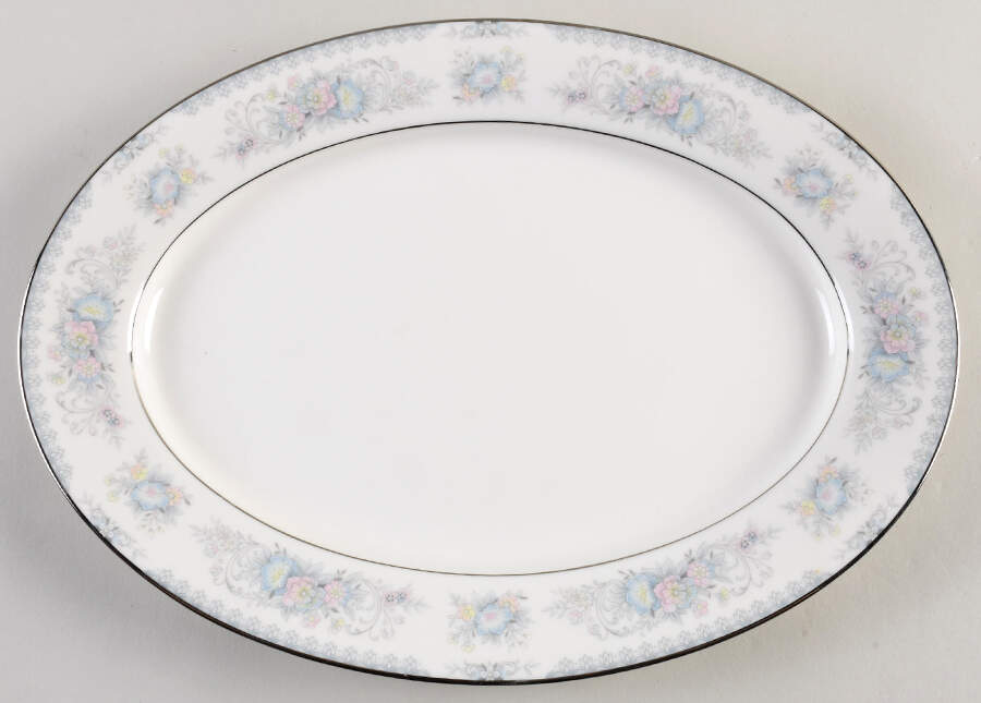 Amy (Japan) 14" Oval Serving Platter by Society (Japan)-1