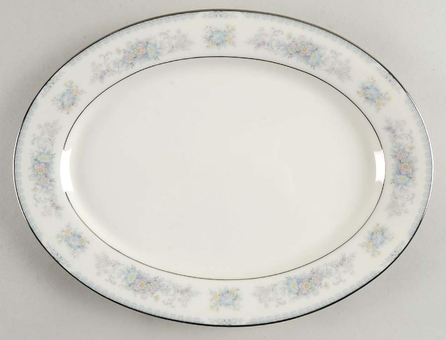 Amy (Japan) 12" Oval Serving Platter by Society (Japan)-1