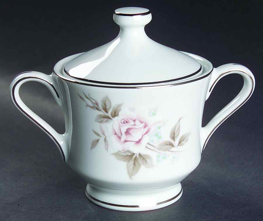 April Rose (Japan) Sugar Bowl & Lid by Society (Japan)-1