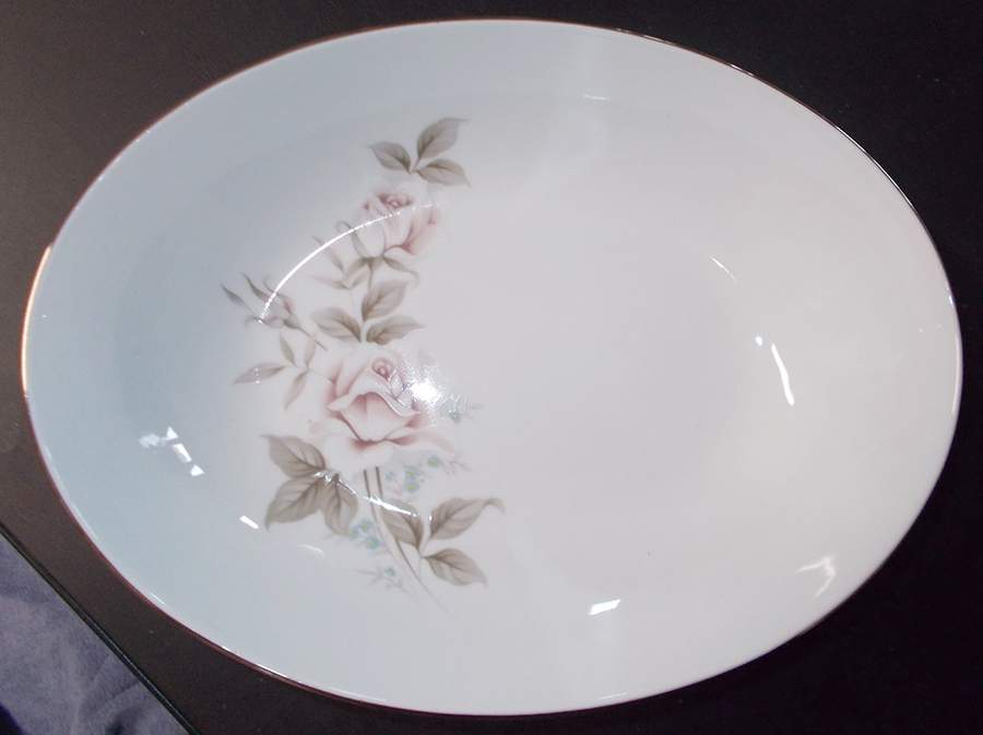 April Rose (Japan) 9" Oval Vegetable Bowl by Society (Japan)-1