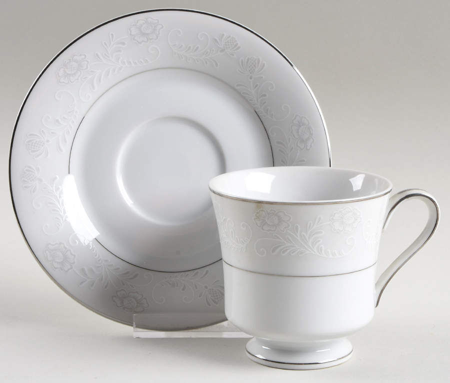 Caprice (Japan) Footed Cup & Saucer Set by Society (Japan)-1
