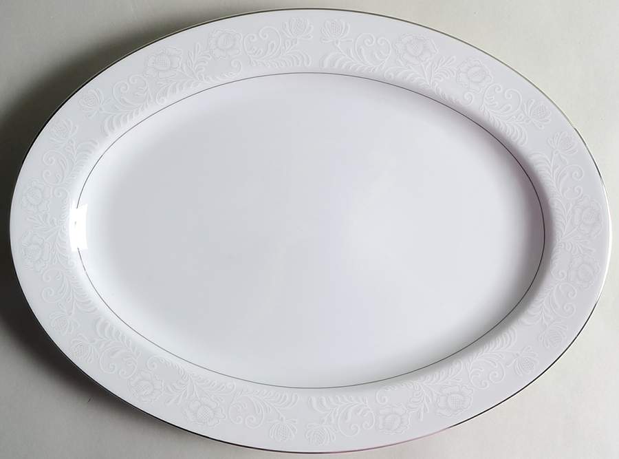 Caprice (Japan) 16" Oval Serving Platter by Society (Japan)-1
