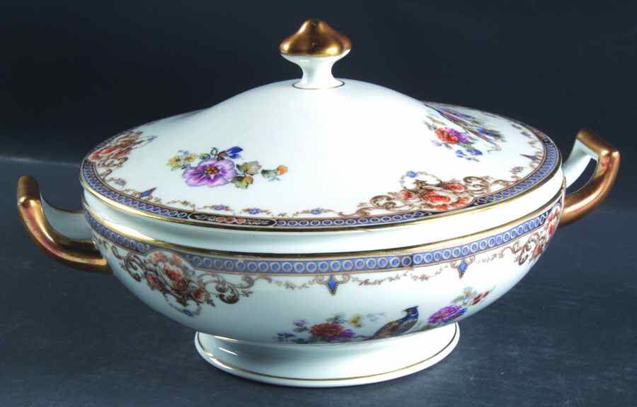 Pheasant Round Covered Vegetable by Sommer & Matschak-1