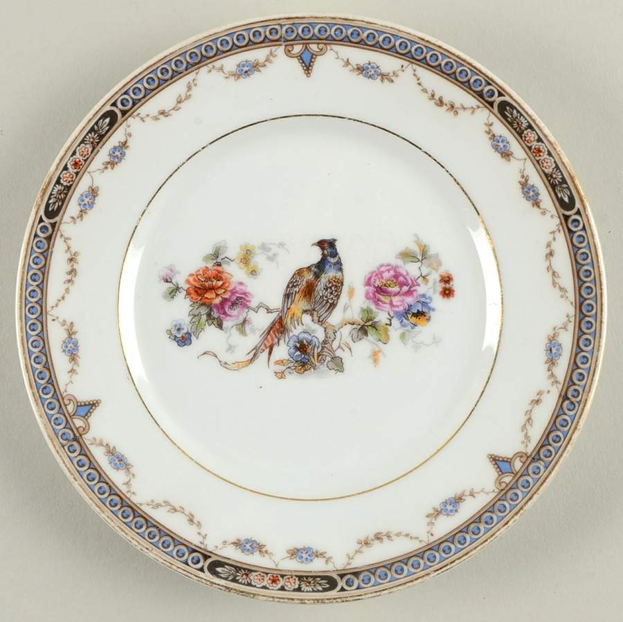 Pheasant Bread & Butter Plate by Sommer & Matschak-1