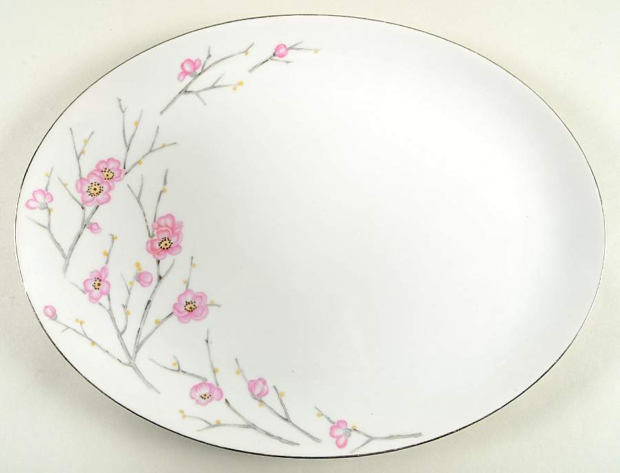 1757 14" Oval Serving Platter by Sone-1