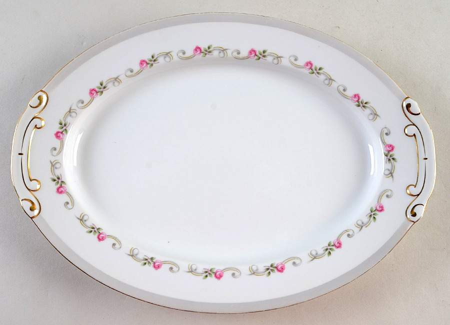 1831 12" Oval Serving Platter by Sone-1