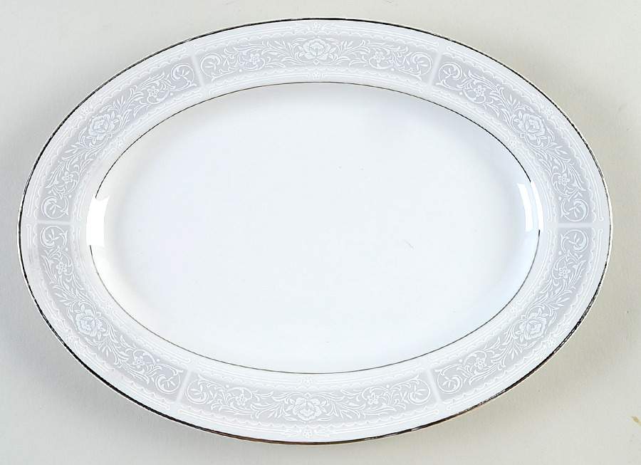 Angelique 12" Oval Serving Platter by Sone-1