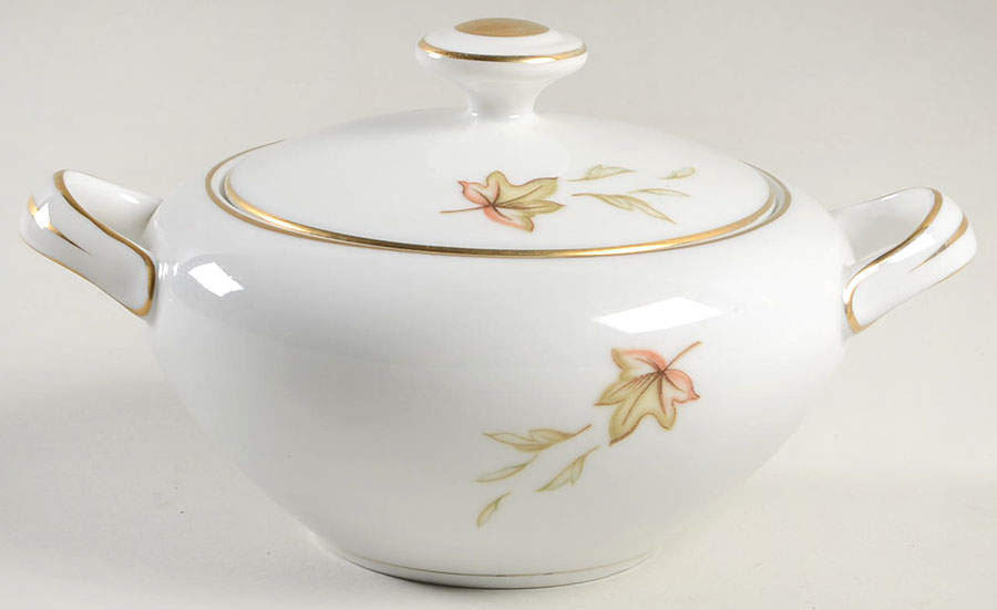 Autumn Fantasy Sugar Bowl & Lid by Sone-1