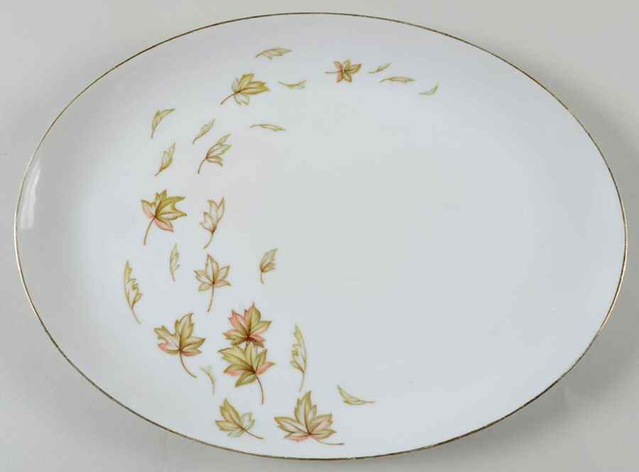 Autumn Fantasy 14" Oval Serving Platter by Sone-1
