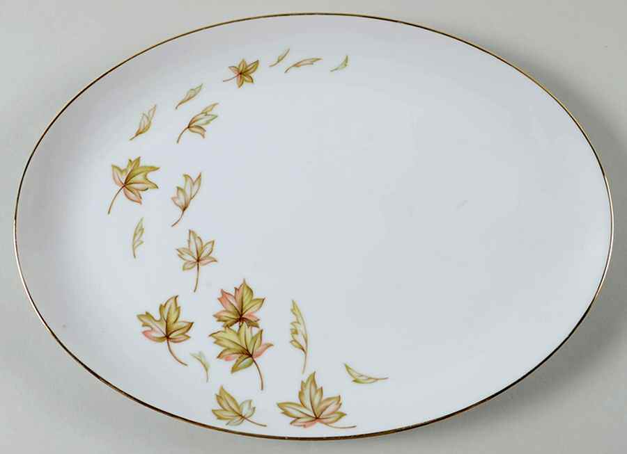 Autumn Fantasy 12" Oval Serving Platter by Sone-1