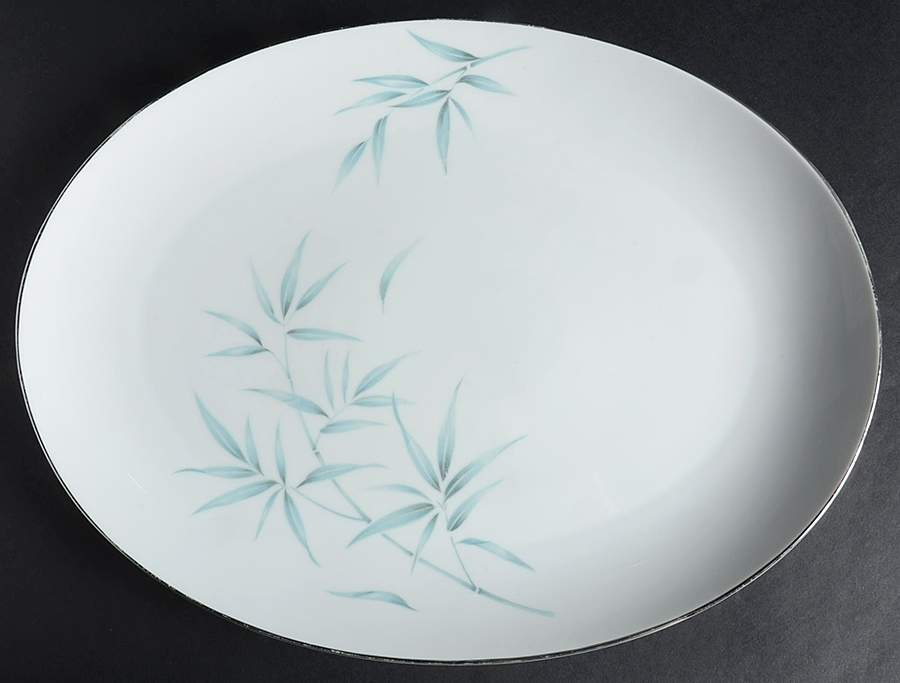 Bamboo 14" Oval Serving Platter by Sone-1