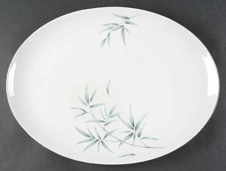 Bamboo 16" Oval Serving Platter by Sone-1