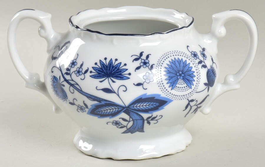 Blue Onion Sugar Bowl No Lid by Sone-1