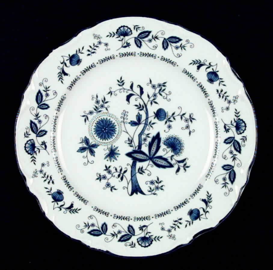 Blue Onion Salad Plate by Sone-1