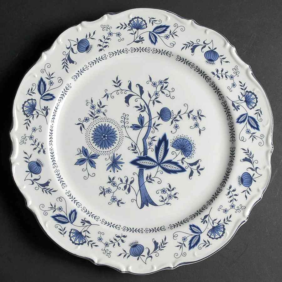 Blue Onion 12" Chop Plate (Round Platter) by Sone-1