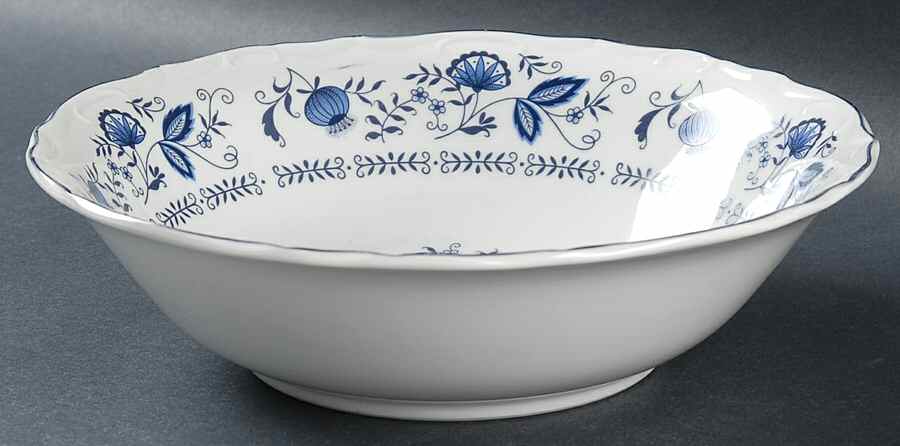 Blue Onion 9" Round Vegetable Bowl by Sone-1