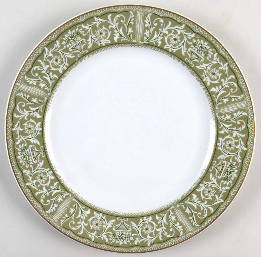 Bounty Green Dinner Plate by Sone-1