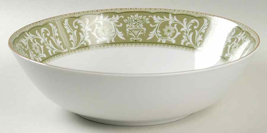 Bounty Green 9" Round Vegetable Bowl by Sone-1