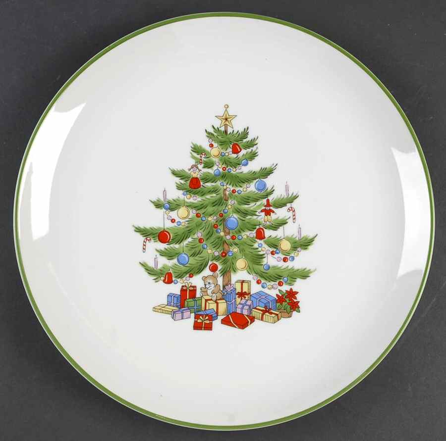 Christmas Tree 12" Chop Plate (Round Platter) by Sone-1