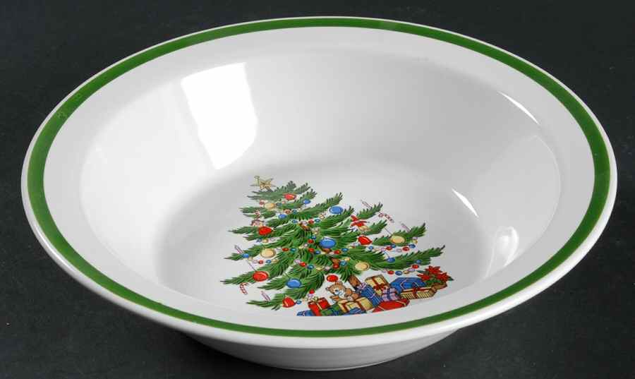 Christmas Tree Rim Cereal Bowl by Sone-1