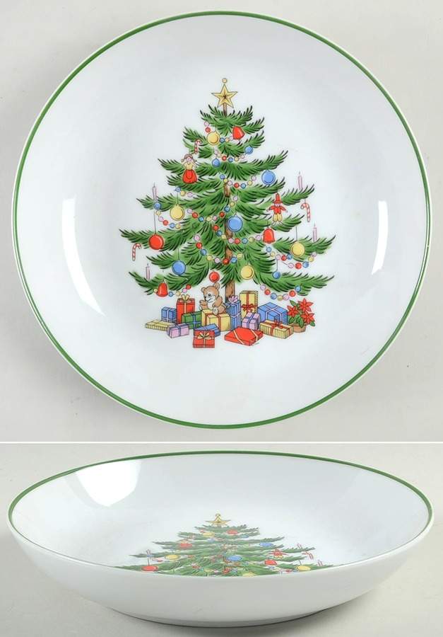 Christmas Tree Coupe Soup Bowl by Sone-1