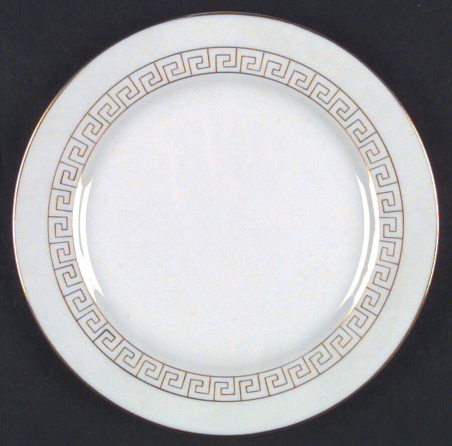 Golden Key Salad Plate by Sone-1