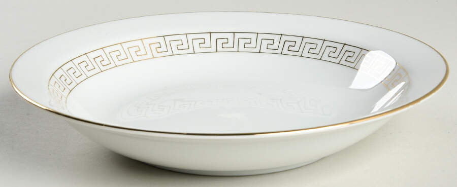 Golden Key Rim Soup Bowl by Sone-1