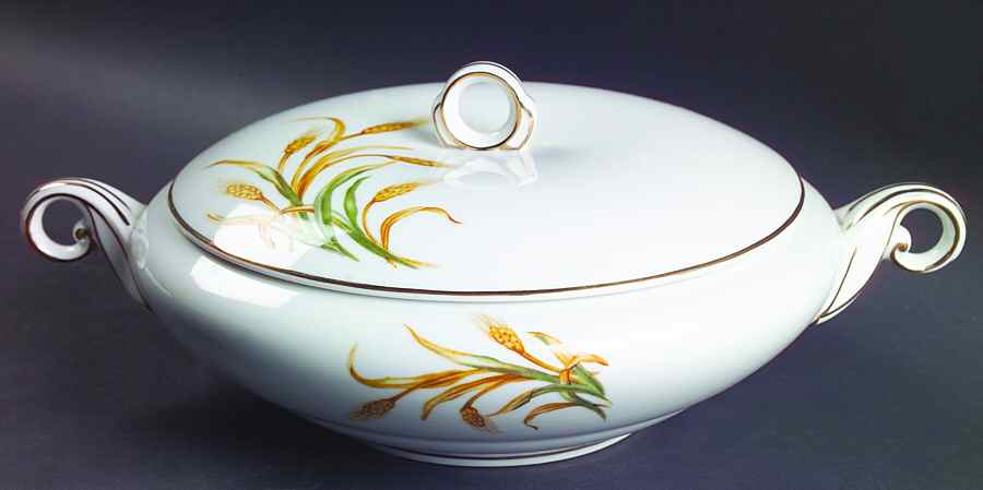Golden Wheat Round Covered Vegetable by Sone-1