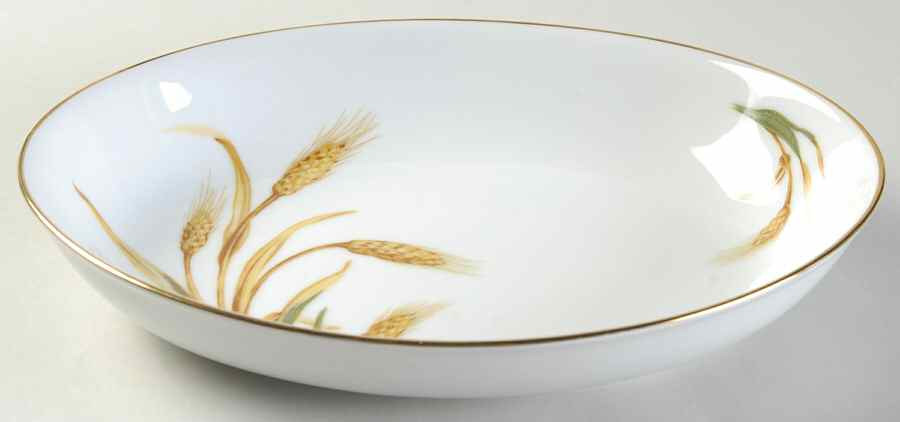 Golden Wheat 10" Oval Vegetable Bowl by Sone-1
