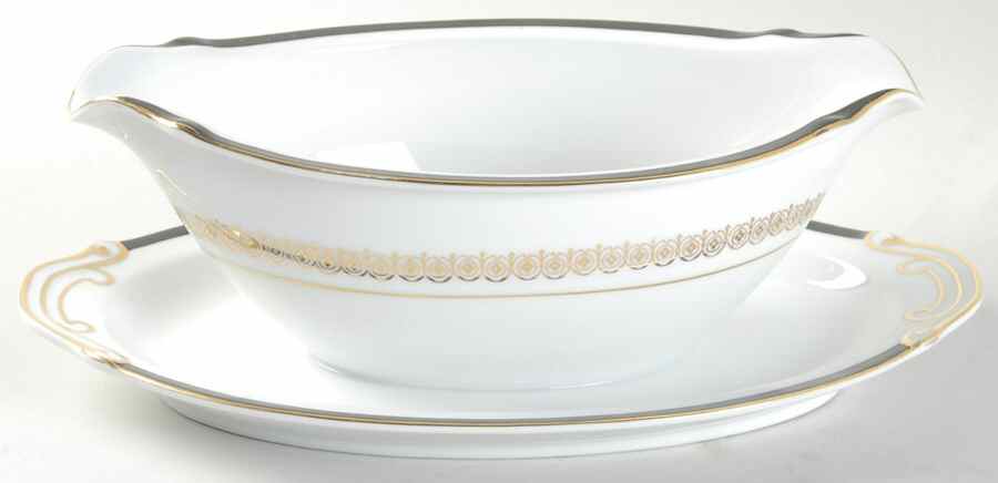 Kent Gravy Boat with Attached Underplate by Sone-1