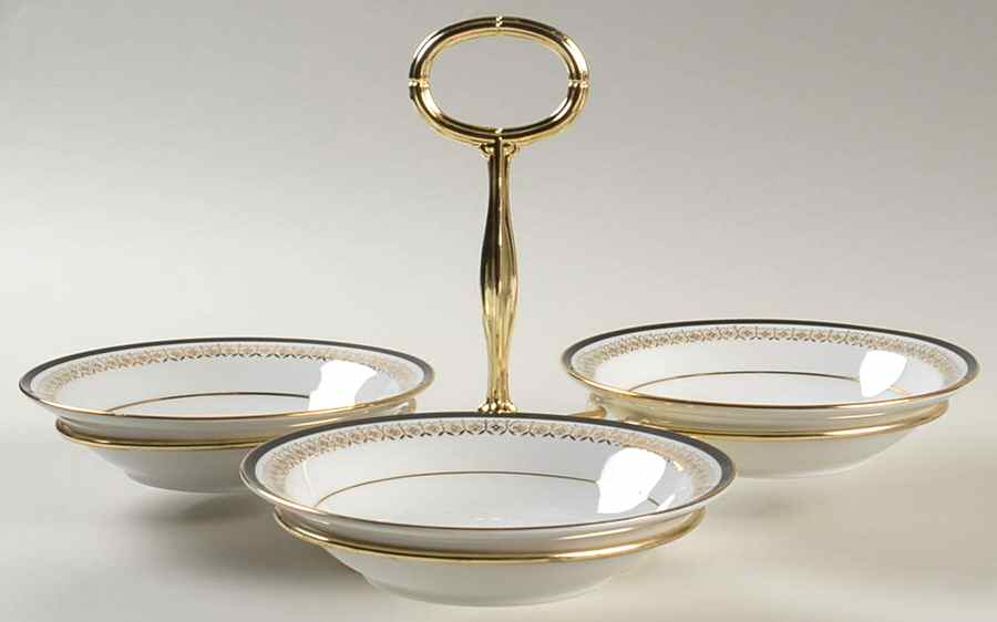 Kent 7" x 12" 3-Part Relish & Metal Stand (FR) HC by Sone-1