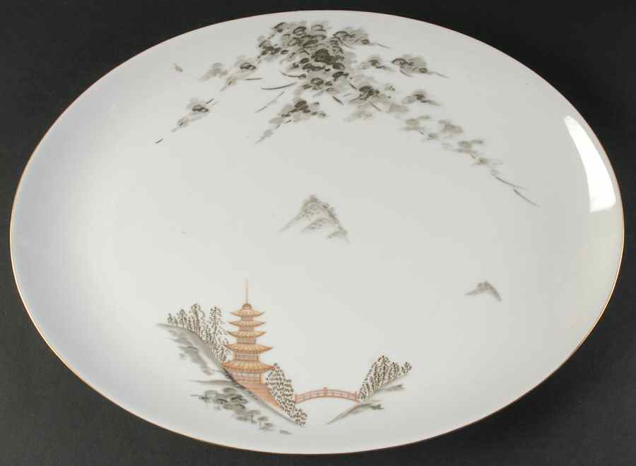 Kiyomizu 16" Oval Serving Platter by Sone-1