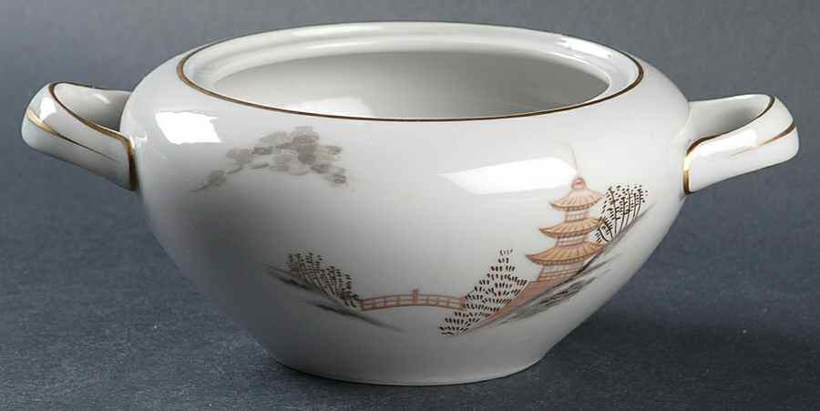 Kiyomizu Sugar Bowl No Lid by Sone-1