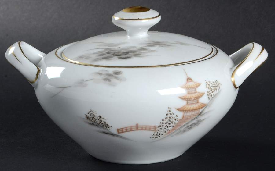 Kiyomizu Sugar Bowl & Lid by Sone-1